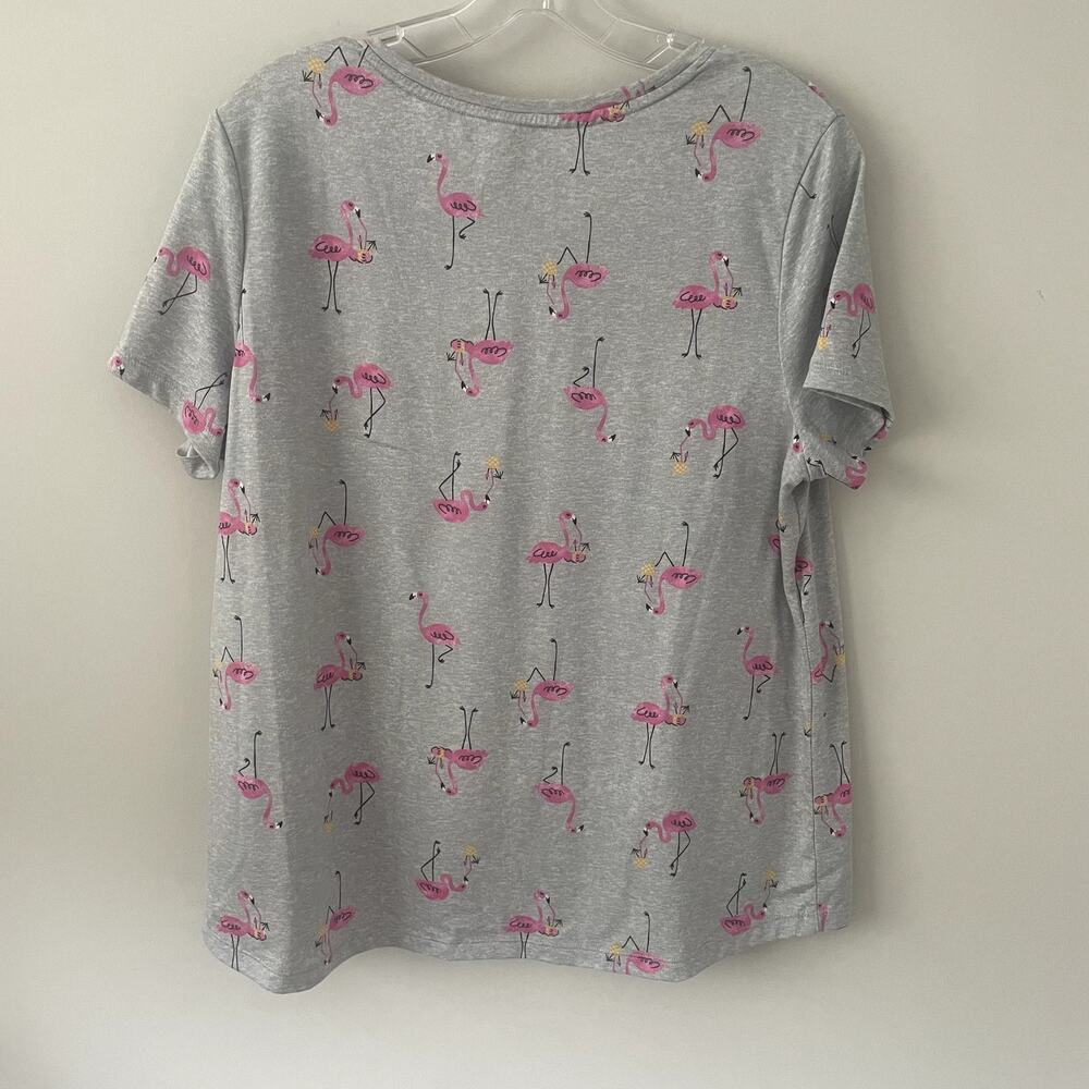 Sweet Treasures Flamingo Print Cozy Women's Pajama Sz M 8-10 - Picture 4 of 9